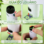 Microscópio Infantil de Mão | Zoom 60x a 180x | Iluminação LED | Ciência e Descoberta para Crianças