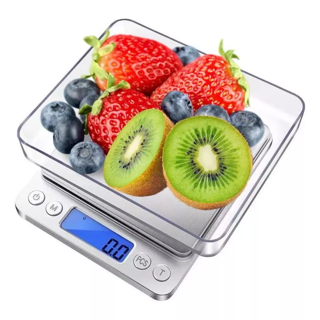 Mini Balança Digital Diamond 0,1g a 2kg | Alta Precisão para Cozinha, Joalheria e Laboratório