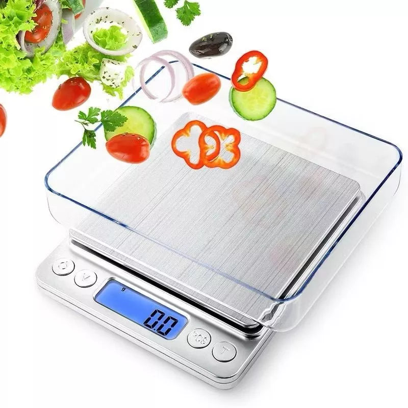 Mini Balança Digital Diamond 0,1g a 2kg | Alta Precisão para Cozinha, Joalheria e Laboratório