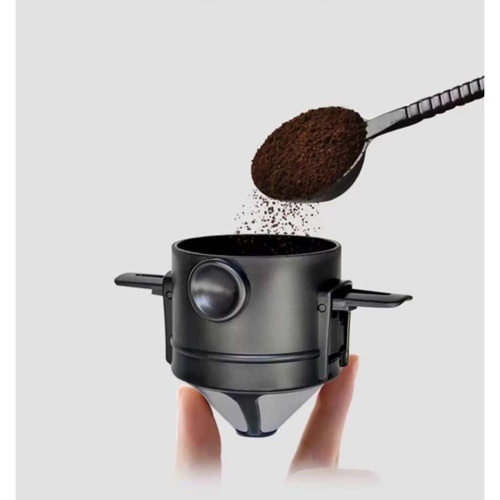Mini Filtro Café Portátil | Sabor Fresco em Qualquer Lugar Sem Desperdício | Compre 1 e Leve 2