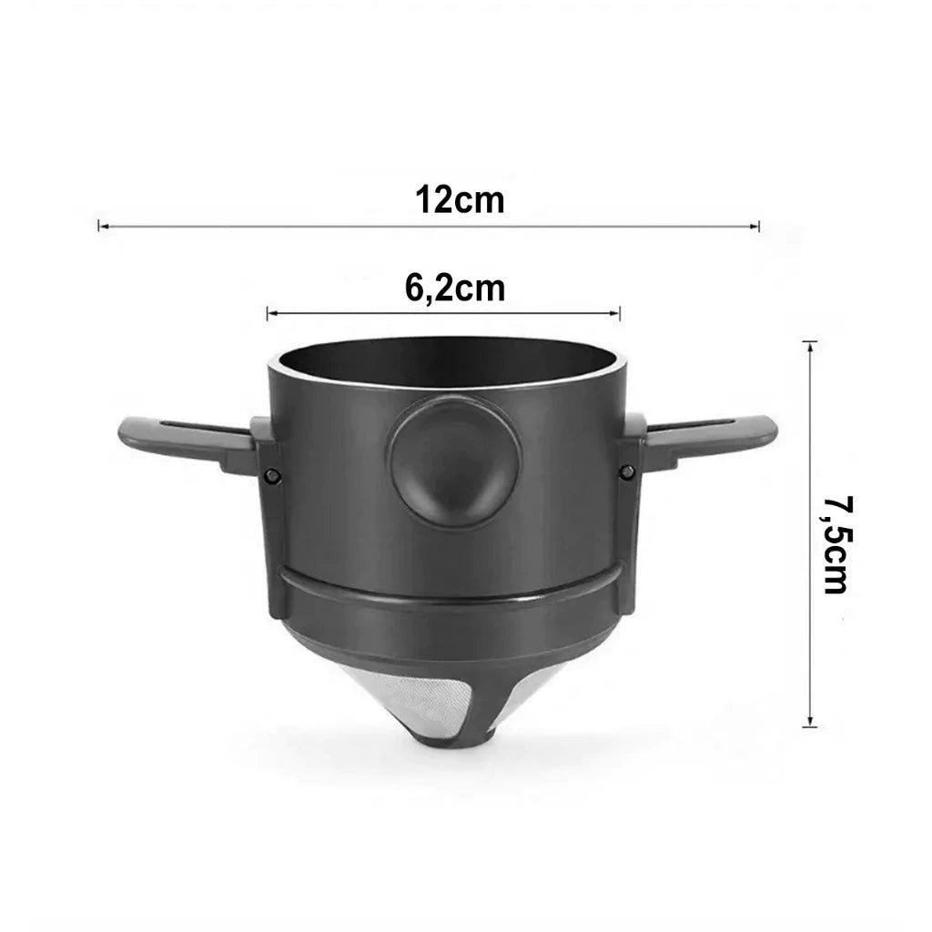 Mini Filtro Café Portátil | Sabor Fresco em Qualquer Lugar Sem Desperdício | Compre 1 e Leve 2