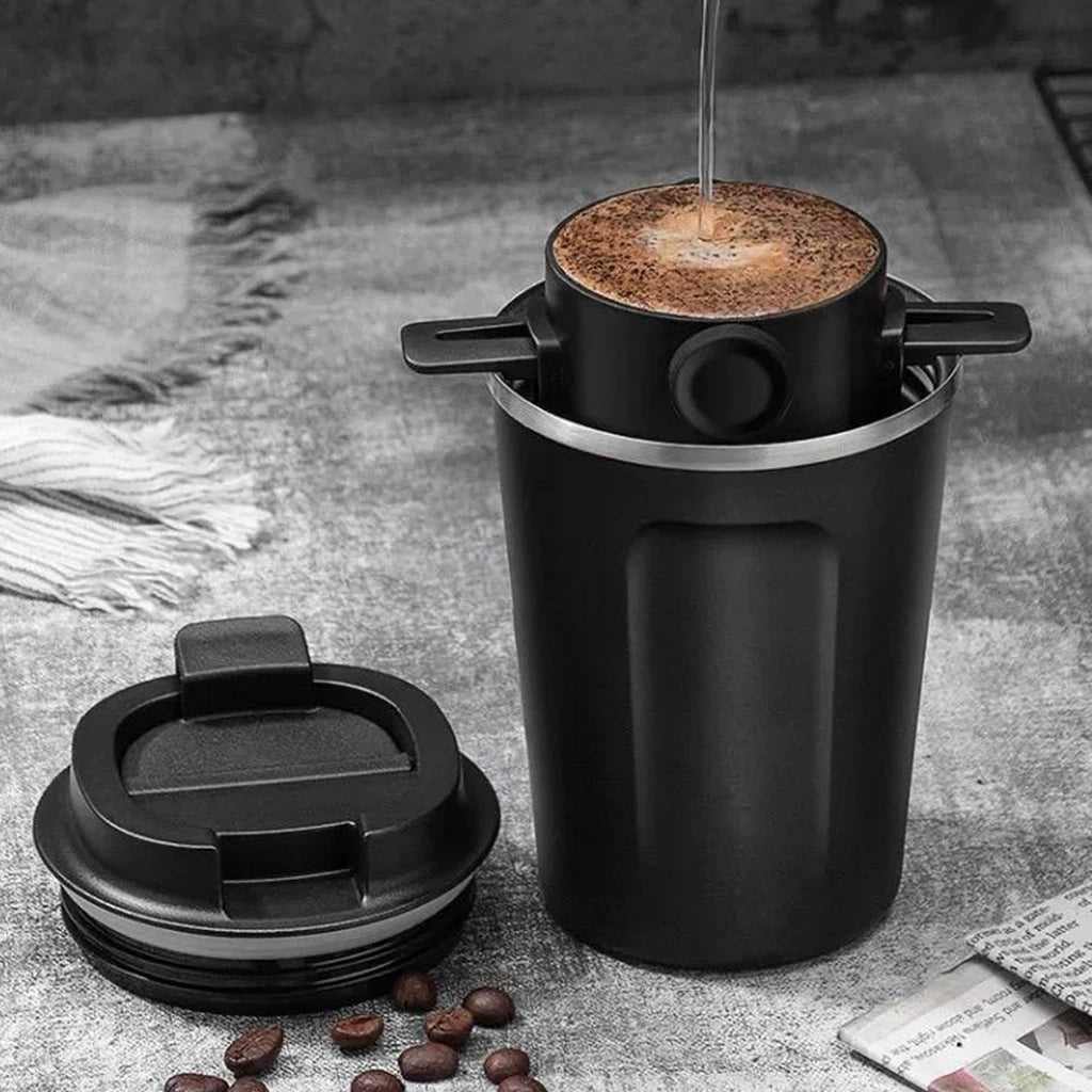 Mini Filtro Café Portátil | Sabor Fresco em Qualquer Lugar Sem Desperdício | Compre 1 e Leve 2