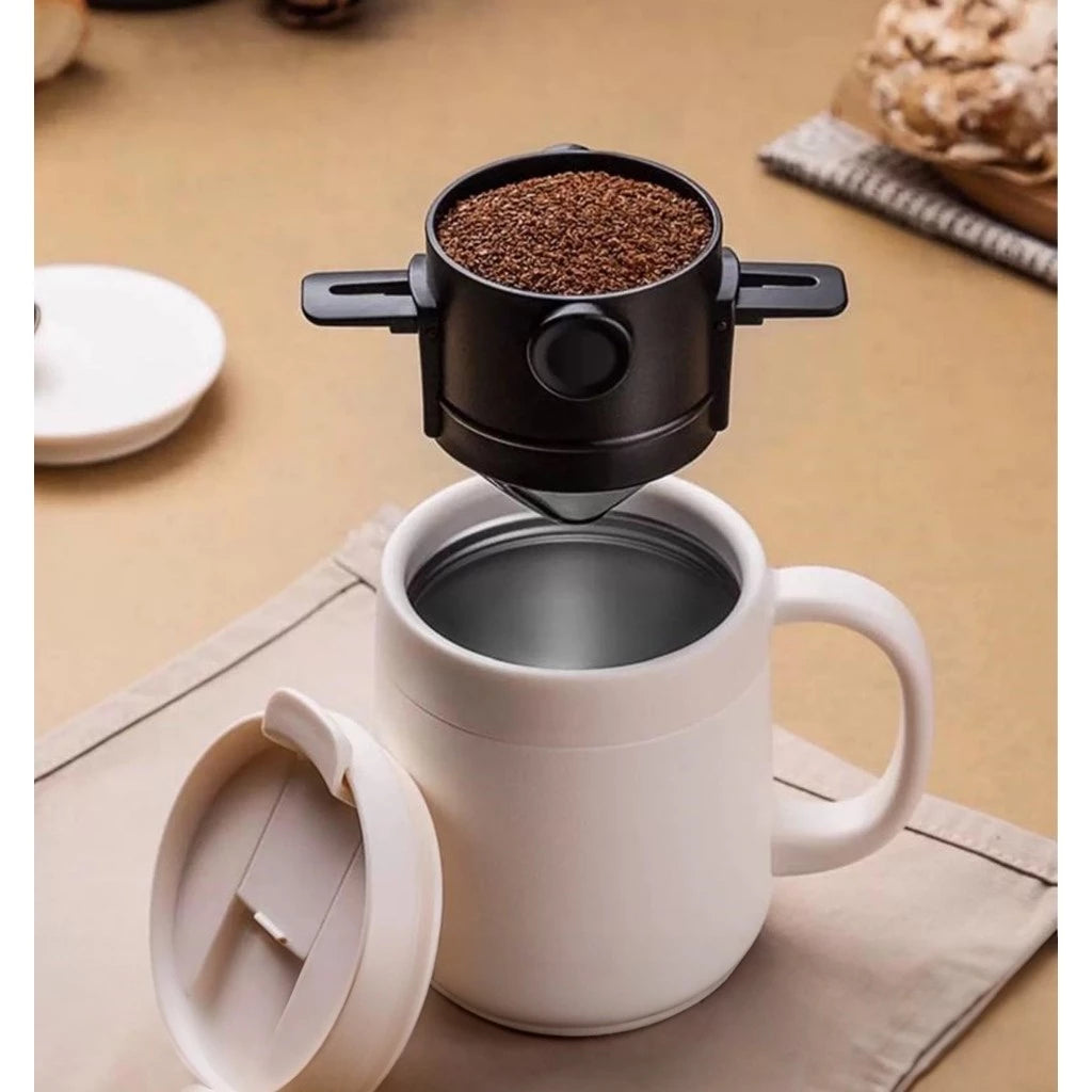 Mini Filtro Café Portátil | Sabor Fresco em Qualquer Lugar Sem Desperdício | Compre 1 e Leve 2
