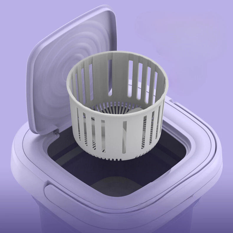 Mini Máquina de Lavar Portátil Smart | 8 Litros Bivolt e Dobrável