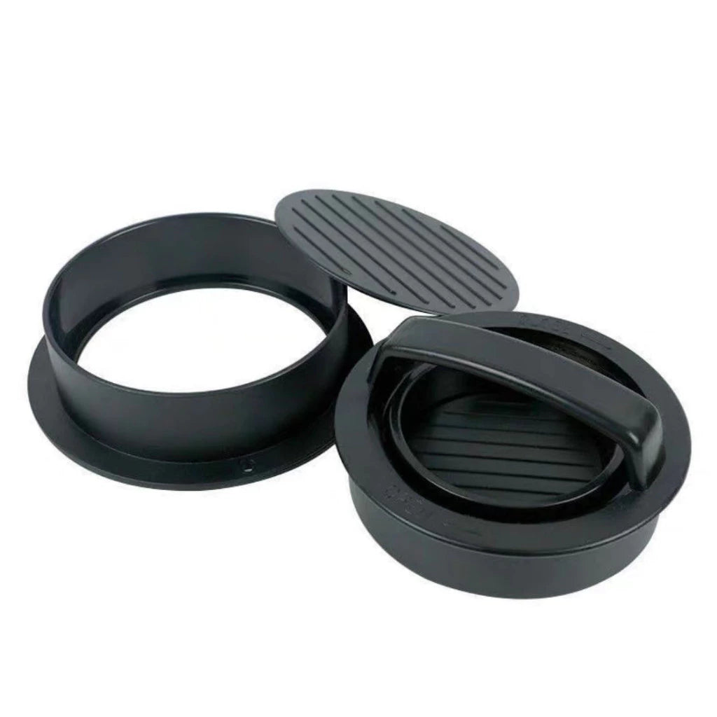 Modelador de Hambúrguer Artesanal Master | Kit 5 Peças com Base Removível