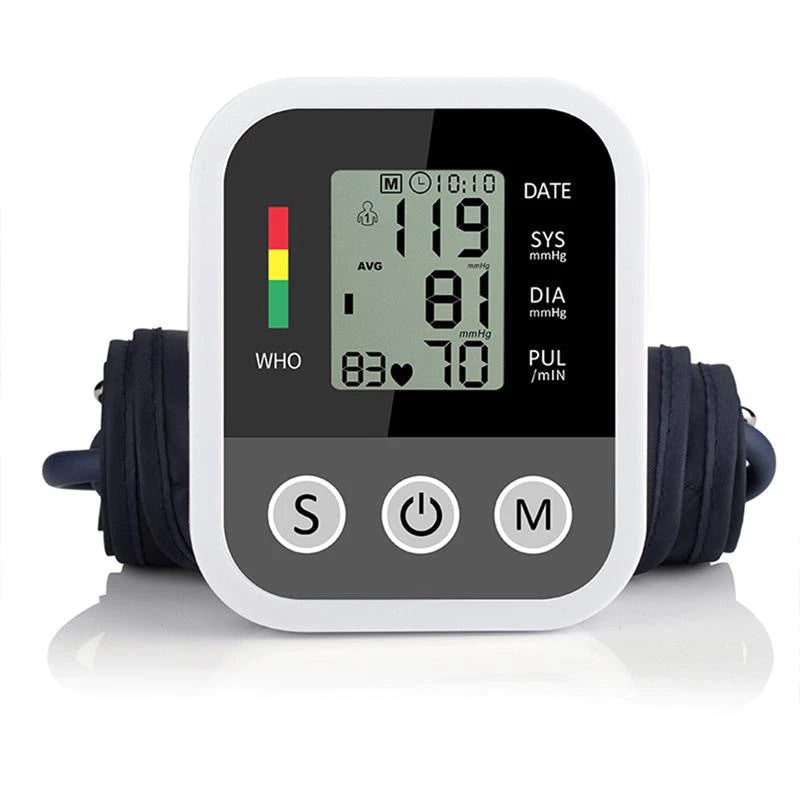 Monitor Digital de Pressão Arterial de Braço | Detecção de Arritmia e Medição Automática com Alta Precisão