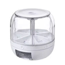 Organizador Rotatório de Alimentos 6 em 1