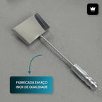 Pá de Cinzas Inox CleanUp | Limpeza Rápida e Sem Esforço no Pós-Churrasco