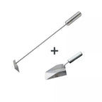 Pá de Cinzas Inox CleanUp | Multiuso para Churrasqueira e Braseiro com Cabo Térmico