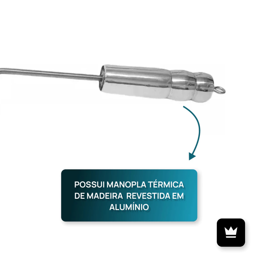 Pá de Cinzas Inox CleanUp | Limpeza Rápida e Sem Esforço no Pós-Churrasco