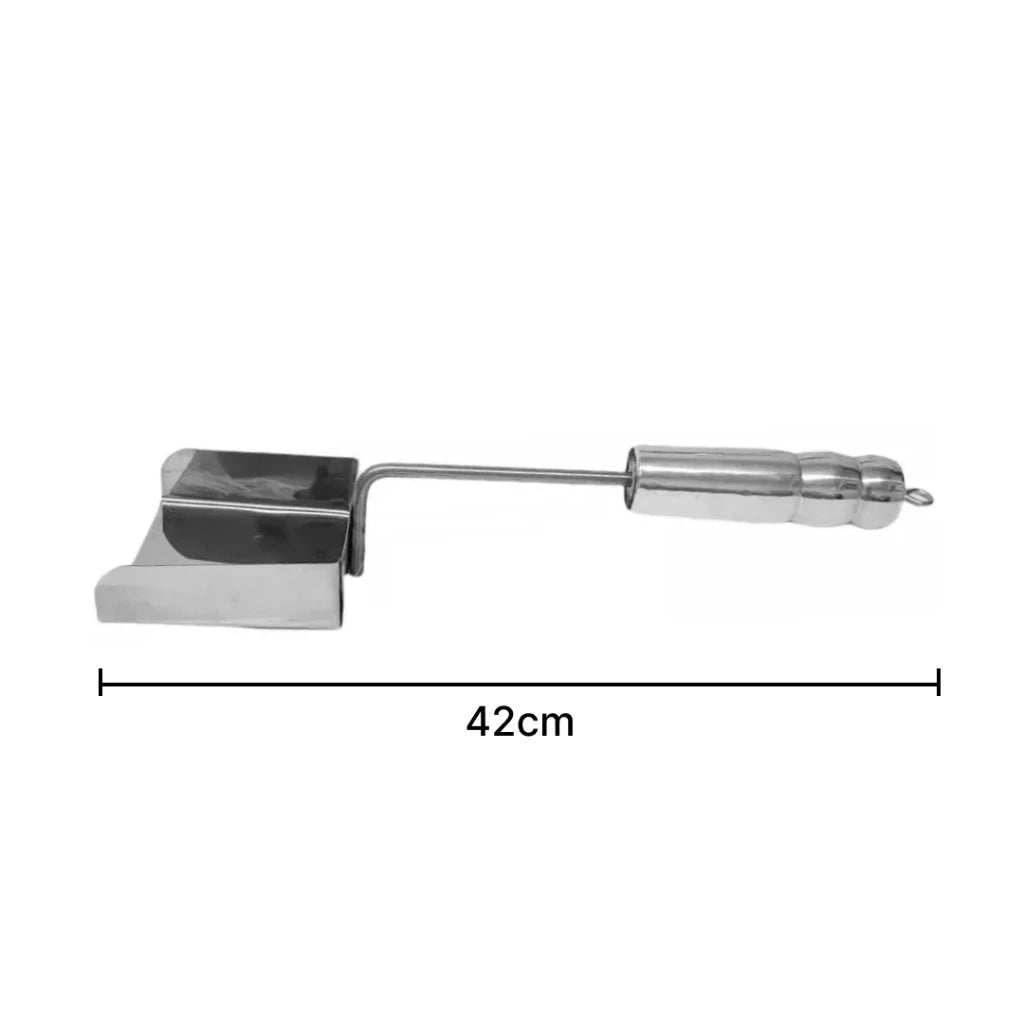 Pá de Cinzas Inox CleanUp | Limpeza Rápida e Sem Esforço no Pós-Churrasco