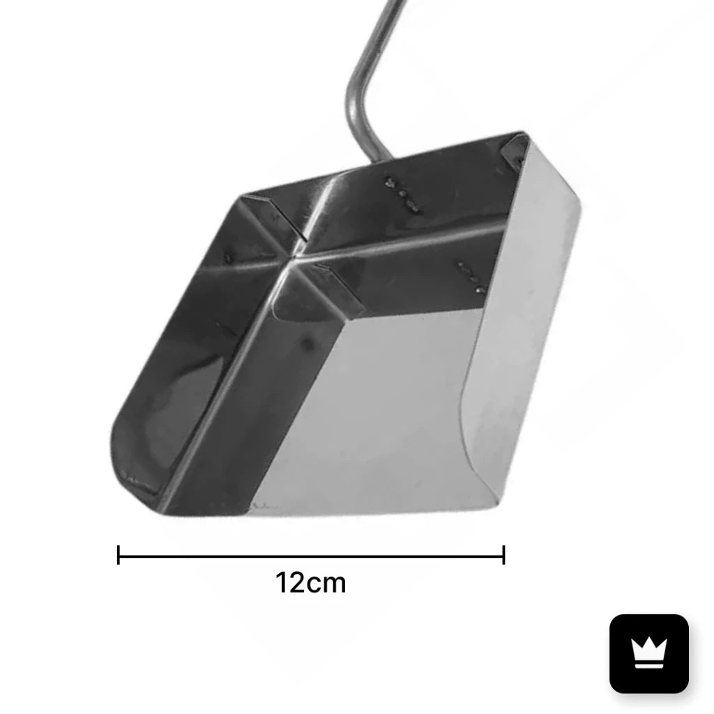 Pá de Cinzas Inox CleanUp | Limpeza Rápida e Sem Esforço no Pós-Churrasco