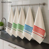 Panos de Prato Jacquard Luxo | Maciez e Elegância para a Cozinha