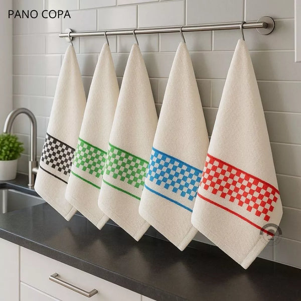Panos de Prato Jacquard Luxo | Maciez e Elegância para a Cozinha