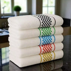 Panos de Prato Jacquard Luxo | Maciez e Elegância para a Cozinha