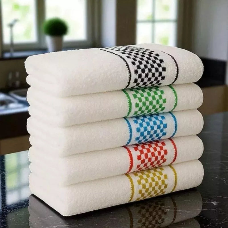 Panos de Prato Jacquard Luxo | Maciez e Elegância para a Cozinha
