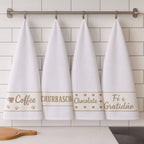 Panos de Prato Jacquard Luxo | Maciez e Elegância para a Cozinha