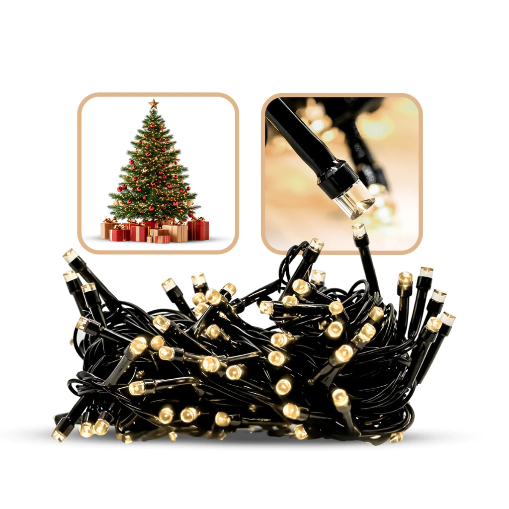 Pisca Pisca Natal Luz Quente | Decoração Aconchegante e Super Econômica