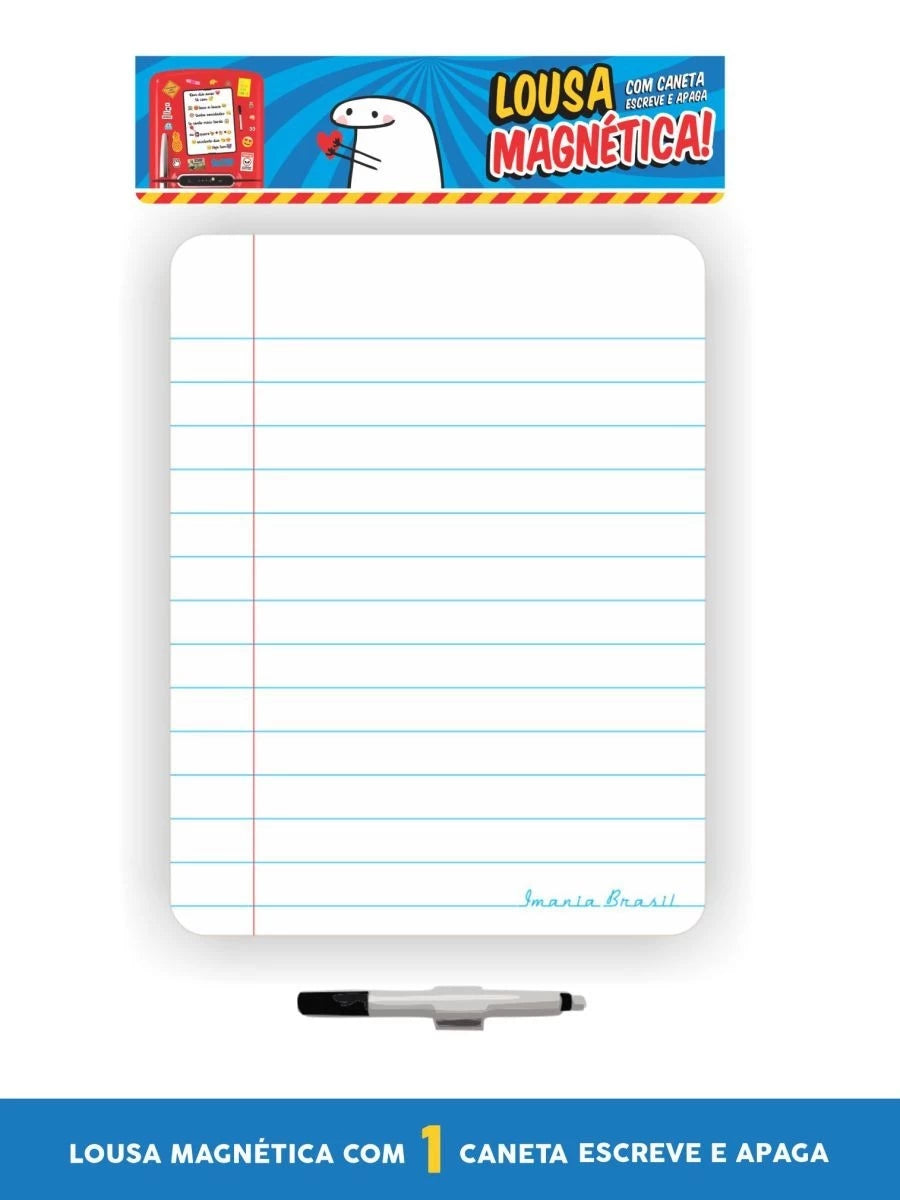 Planner Magnético Semanal | Lousa para Geladeira 19x25cm + Caneta
