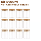 Potes de Vidro BambooFresh | Vedação Hermética e Cozinha Organizada