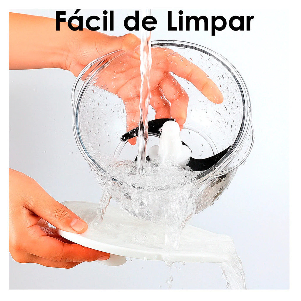 Processador Manual Turbo Max 1.5L | Pica, Tritura e Processa com Agilidade e Segurança