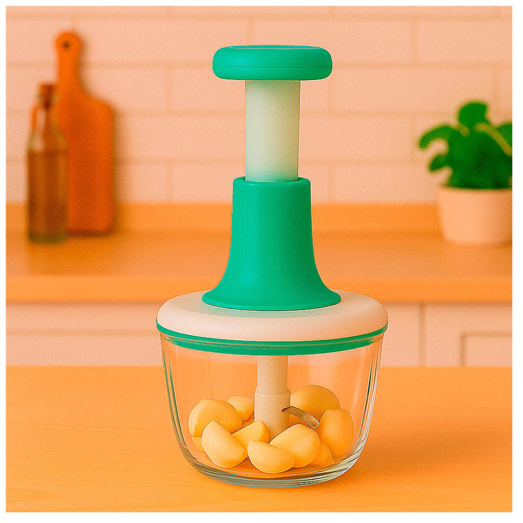 Processador Manual Turbo Max 1.5L | Pica, Tritura e Processa com Agilidade e Segurança