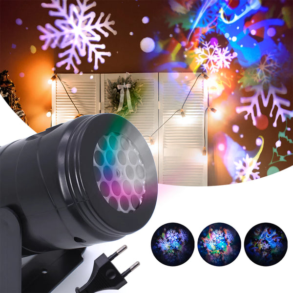 Projetor Natal Mágico Laser | Decoração Completa com Efeito Uau!