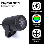 Projetor Natal Mágico Laser | Decoração Completa com Efeito Uau!