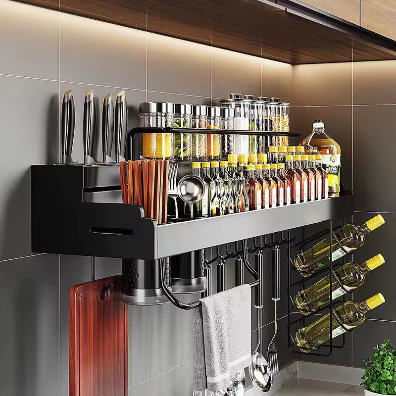 Rack de Louças Carbono Luxo | Durabilidade e Design Sofisticado para a Cozinha