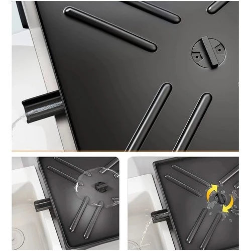 Rack de Louças Carbono Luxo | Durabilidade e Design Sofisticado para a Cozinha