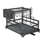 Rack de Louças Carbono Luxo | Durabilidade e Design Sofisticado para a Cozinha