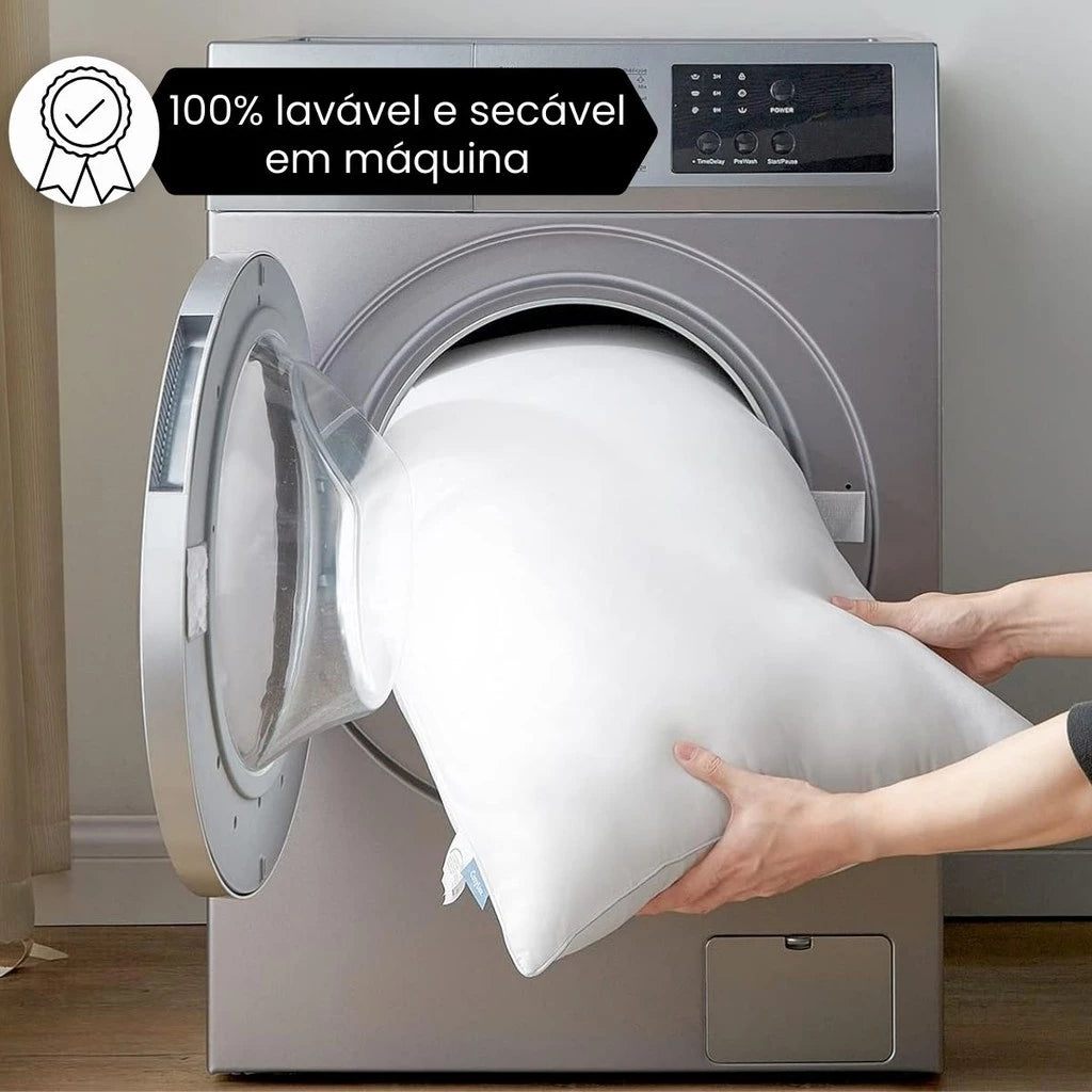 Refil de Almofada Fibra Siliconada Premium | Kit 2, 4, 6 ou 10 Unidades 45x45