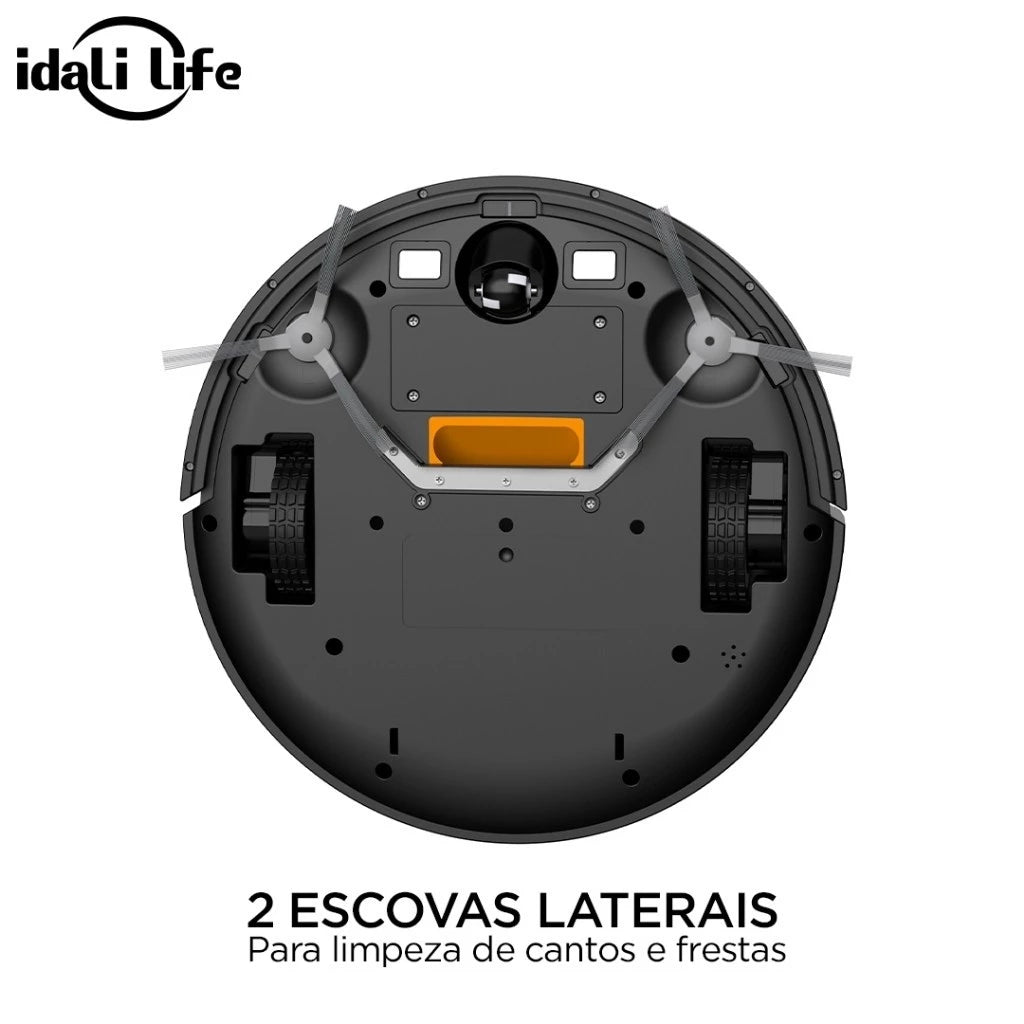 Robô Aspirador IDALI LIFE Smart 3 em 1 | Varre, Aspira e Passa Pano com Autonomia