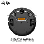 Robô Aspirador IDALI LIFE Smart 3 em 1 | Varre, Aspira e Passa Pano com Autonomia