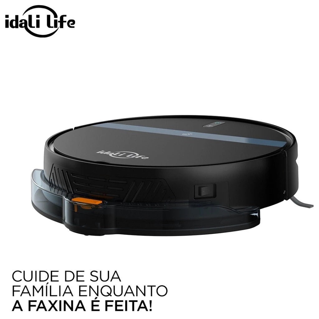 Robô Aspirador IDALI LIFE Smart 3 em 1 | Varre, Aspira e Passa Pano com Autonomia