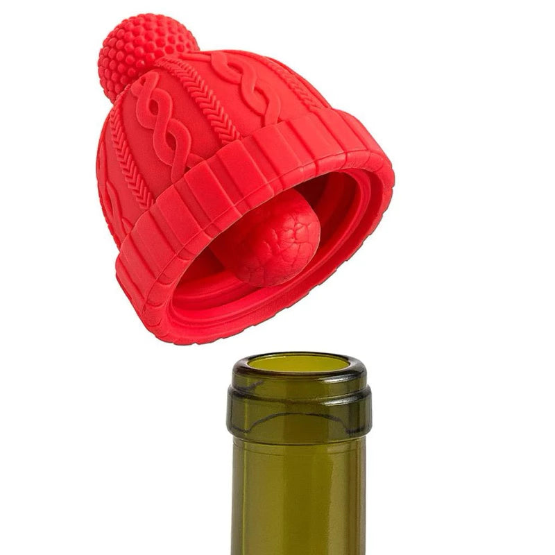 Rolha de Vinho Natal Mágica | Vedação Perfeita e Decoração Festiva | Compre 1 e Leve 2