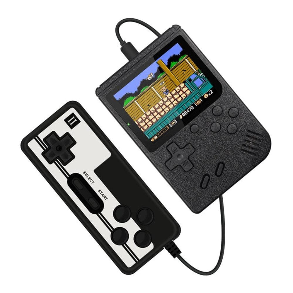 Mini Videogame Portátil com 400 Jogos Clássicos + Joystick