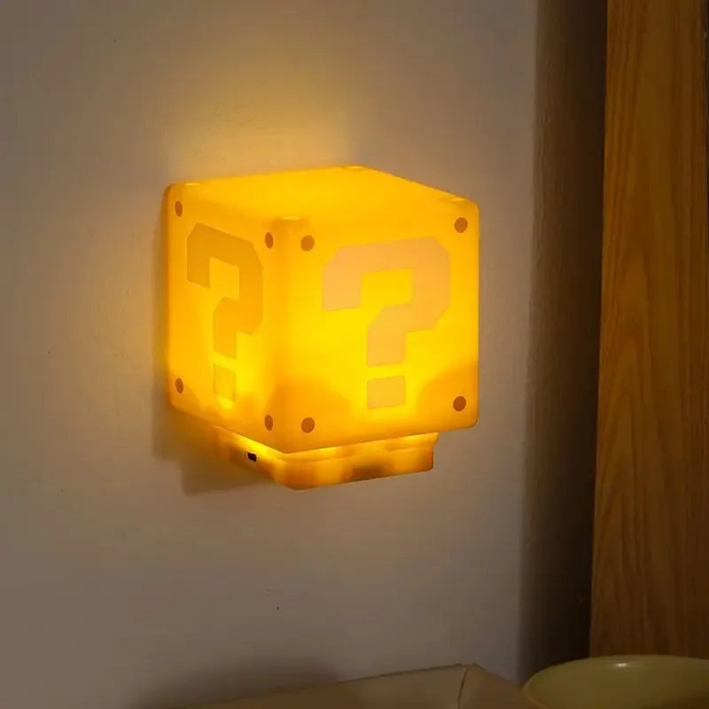 Lanterna de LED "Interrogação" de Mario Bros