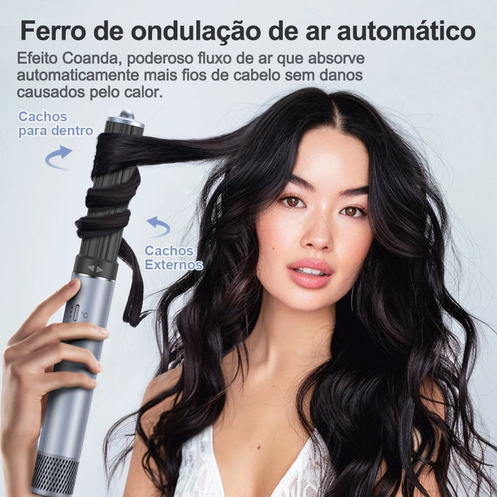 Secador Multifuncional AirStyle Pro | Seca, Alisa e Ondula em Minutos