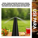 Sentinela Gourmet de Mesa | Proteção Silenciosa Contra Insetos