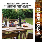 Sentinela Gourmet de Mesa | Proteção Silenciosa Contra Insetos