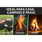 Soprador Churrasco FastFire | Fogo Intenso e Brasa em Segundos