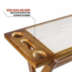 Tábua Cavalete Gourmet Luxo | Apresentação Profissional e Elegância Rústica