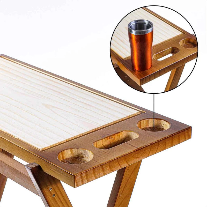 Tábua Cavalete Gourmet Luxo | Apresentação Profissional e Elegância Rústica