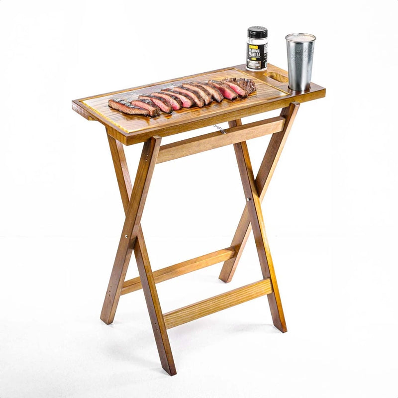 Tábua Cavalete Gourmet Luxo | Apresentação Profissional e Elegância Rústica