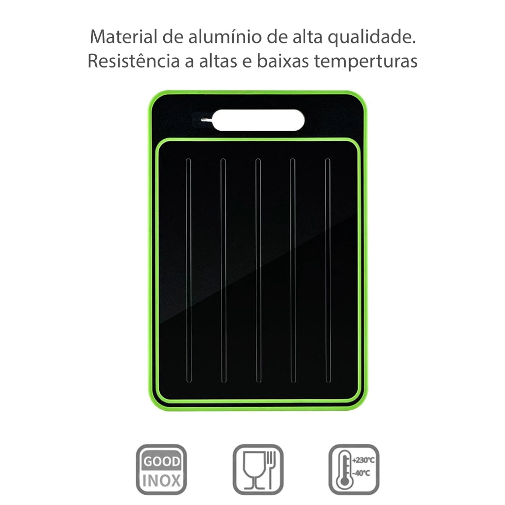 Tábua Gourmet 3 em 1 | Descongela, Corta e Afia com Eficiência Máxima