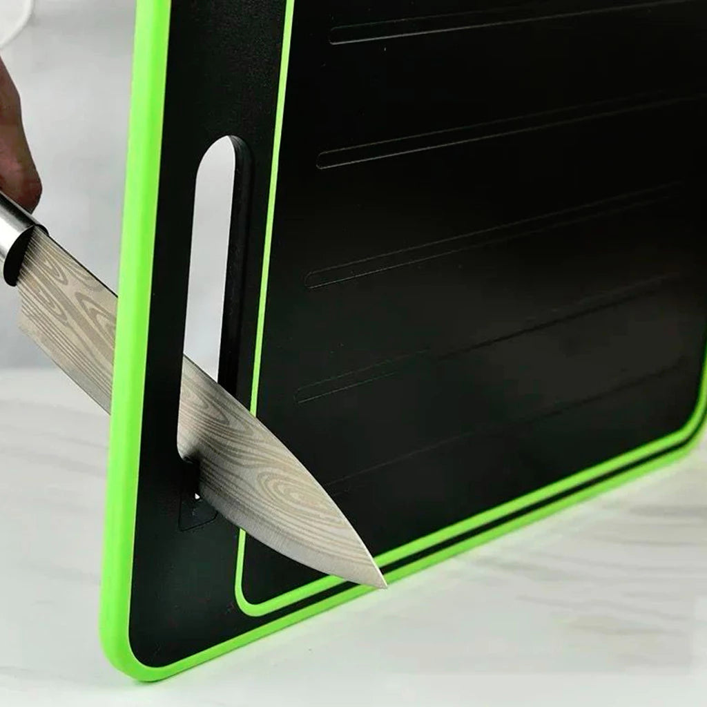 Tábua Gourmet 3 em 1 | Descongela, Corta e Afia com Eficiência Máxima