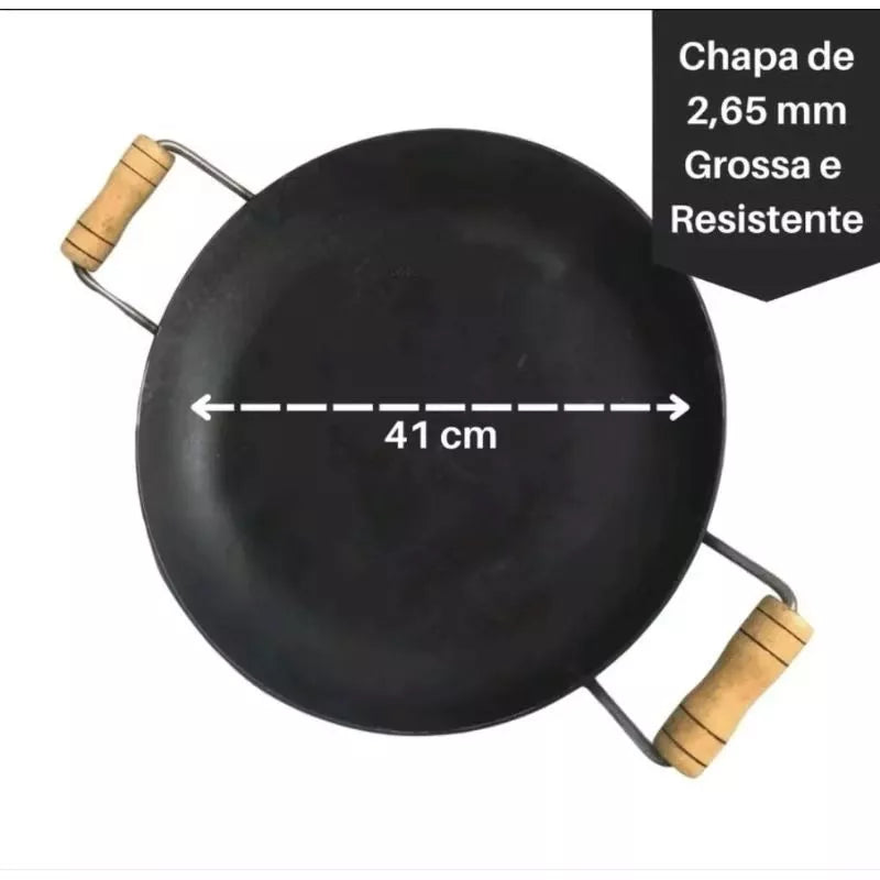Tacho Disco Rústico Reforçado | Chapa Versátil Para Fogão, Churrasqueira e Fogão a Lenha