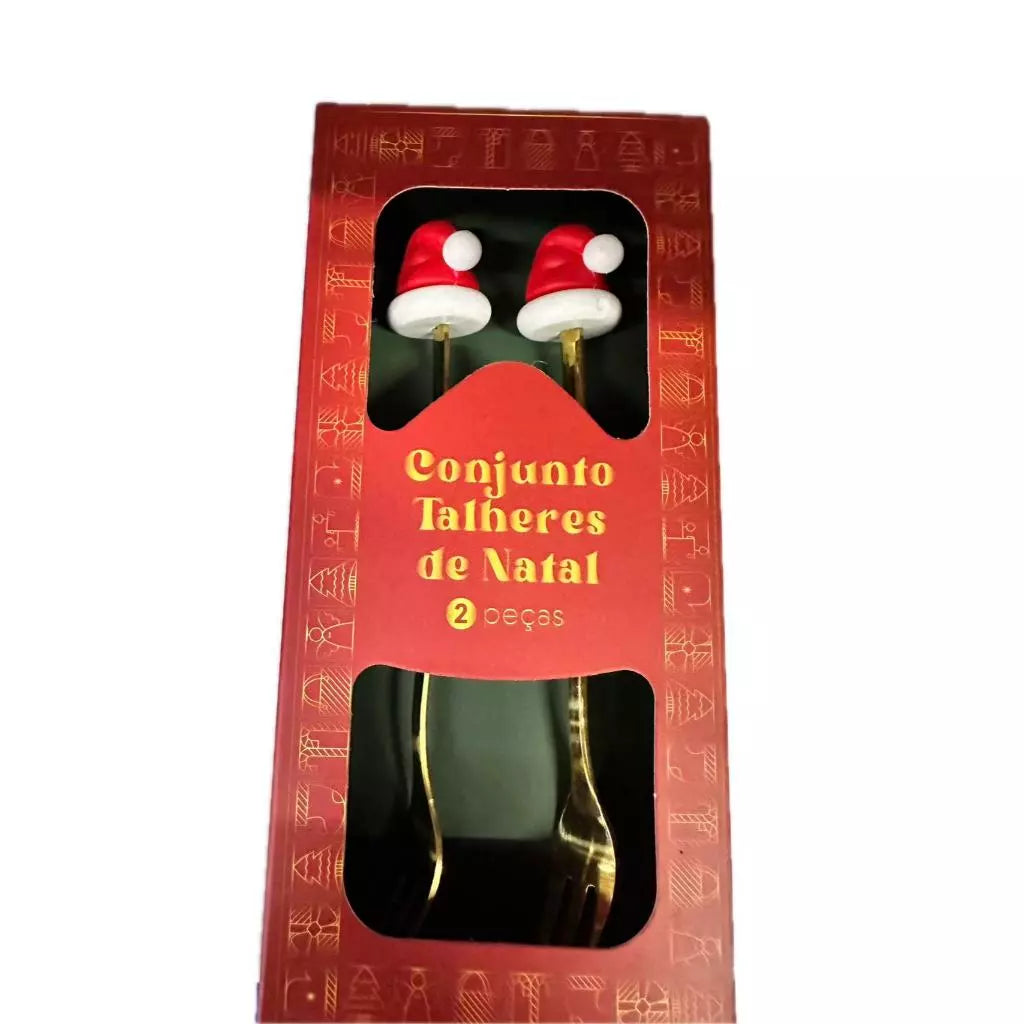 Talheres Natal Mágico Duo | Toque Festivo e Presente Inesquecível