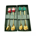 Talheres Natal Mágico Duo | Toque Festivo e Presente Inesquecível